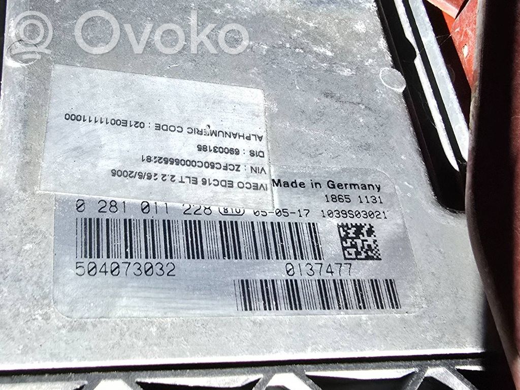 Iveco Daily 35 - 40.10 Engine control unit/module 