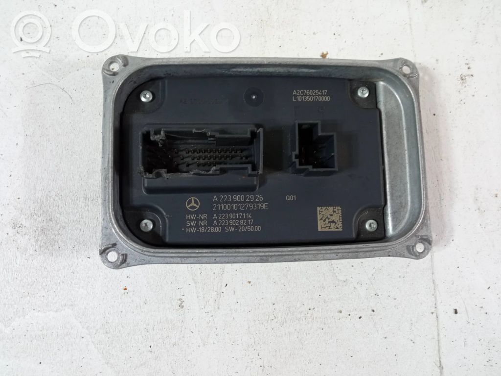 Mercedes-Benz C W206 Moduł sterujący statecznikiem LED 