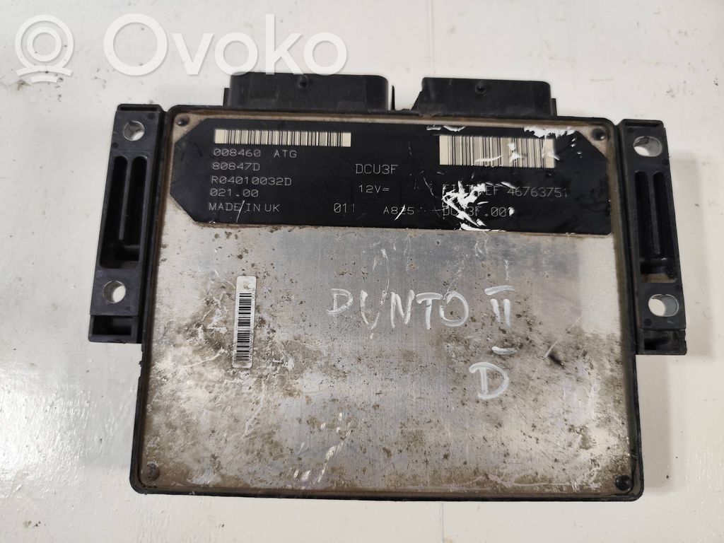 Fiat Punto (188) Engine control unit/module 