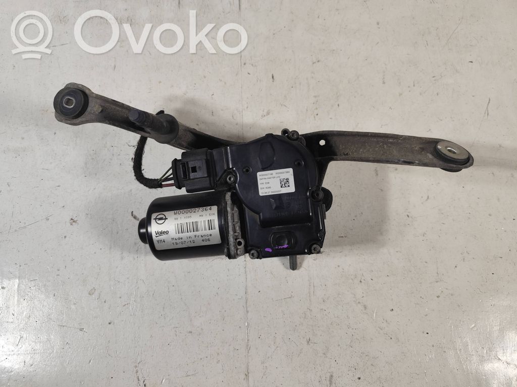 Opel Zafira C Mechanizm i silniczek wycieraczek szyby przedniej / czołowej 