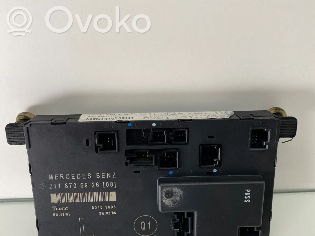 Mercedes-Benz E W211 Door control unit/module 