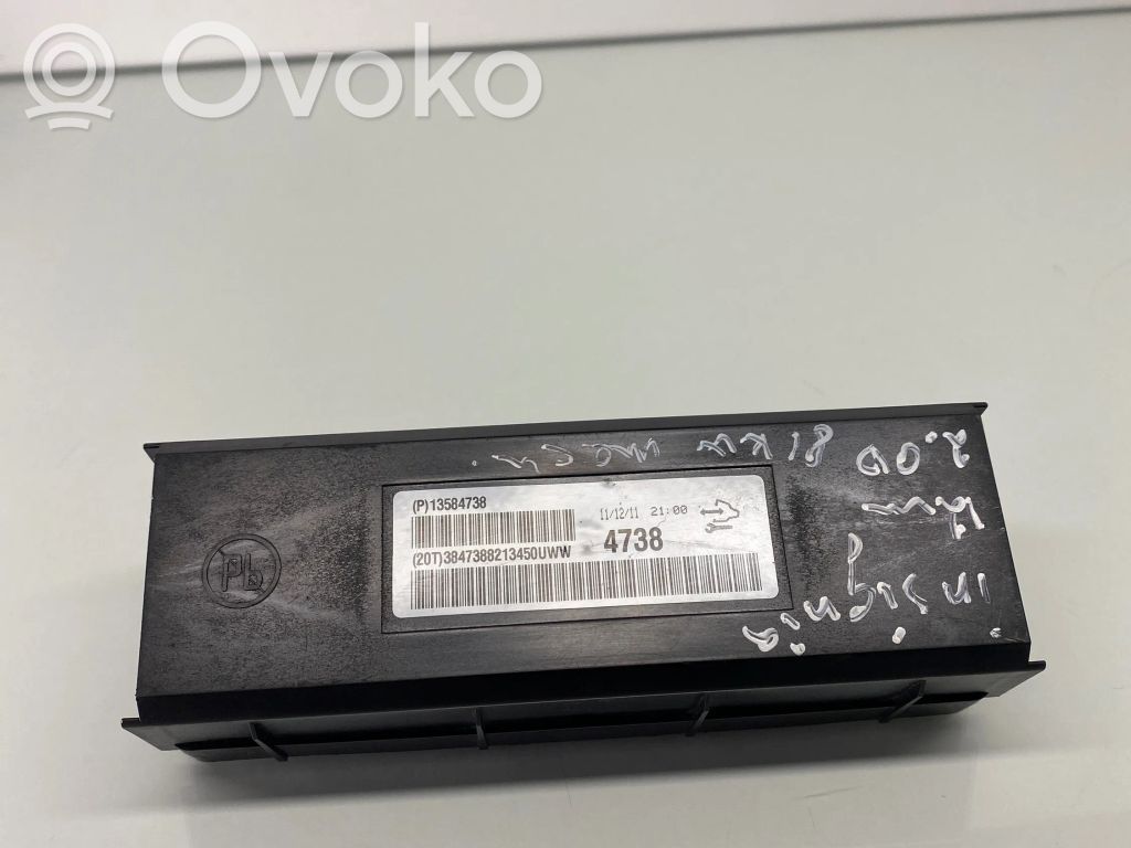 Opel Insignia A Air conditioning/heating control unit 