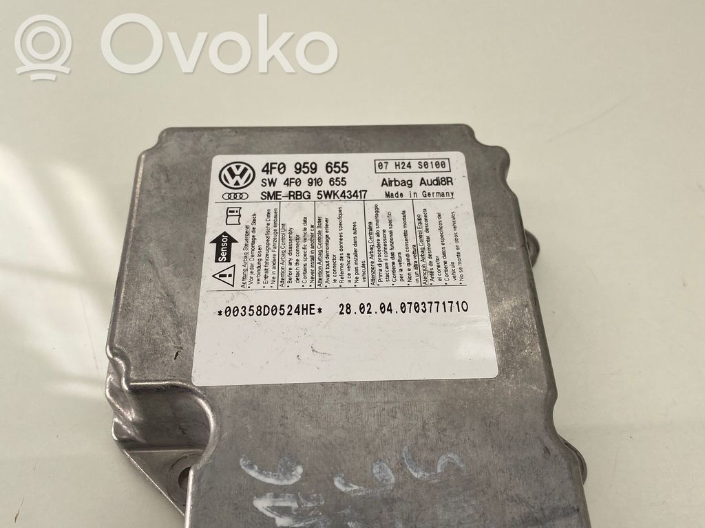 Audi A6 S6 C6 4F Airbag control unit/module 