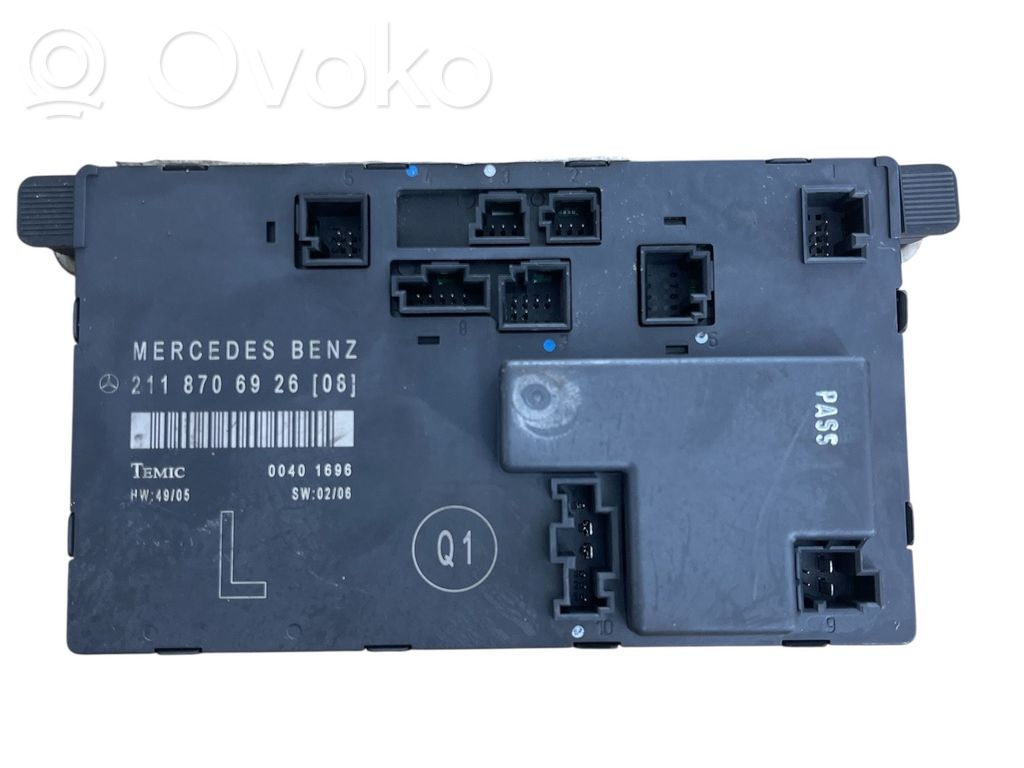 Mercedes-Benz E W211 Door control unit/module 
