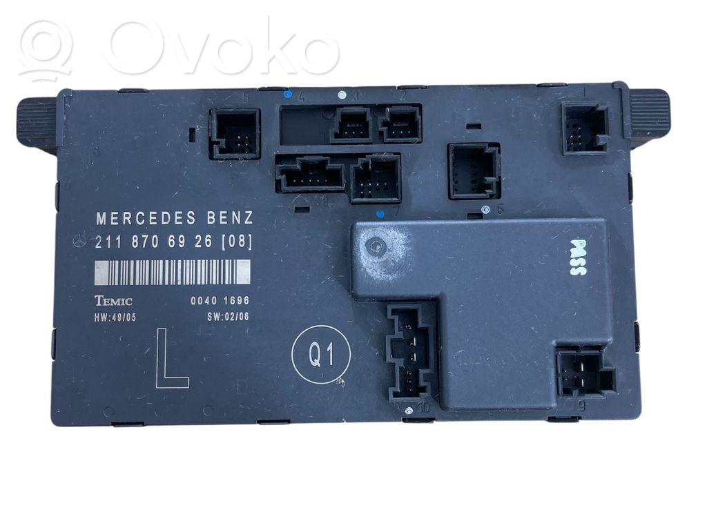 Mercedes-Benz E W211 Door control unit/module 