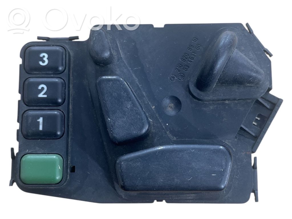 Mercedes-Benz E W210 Interruptor de control del asiento 