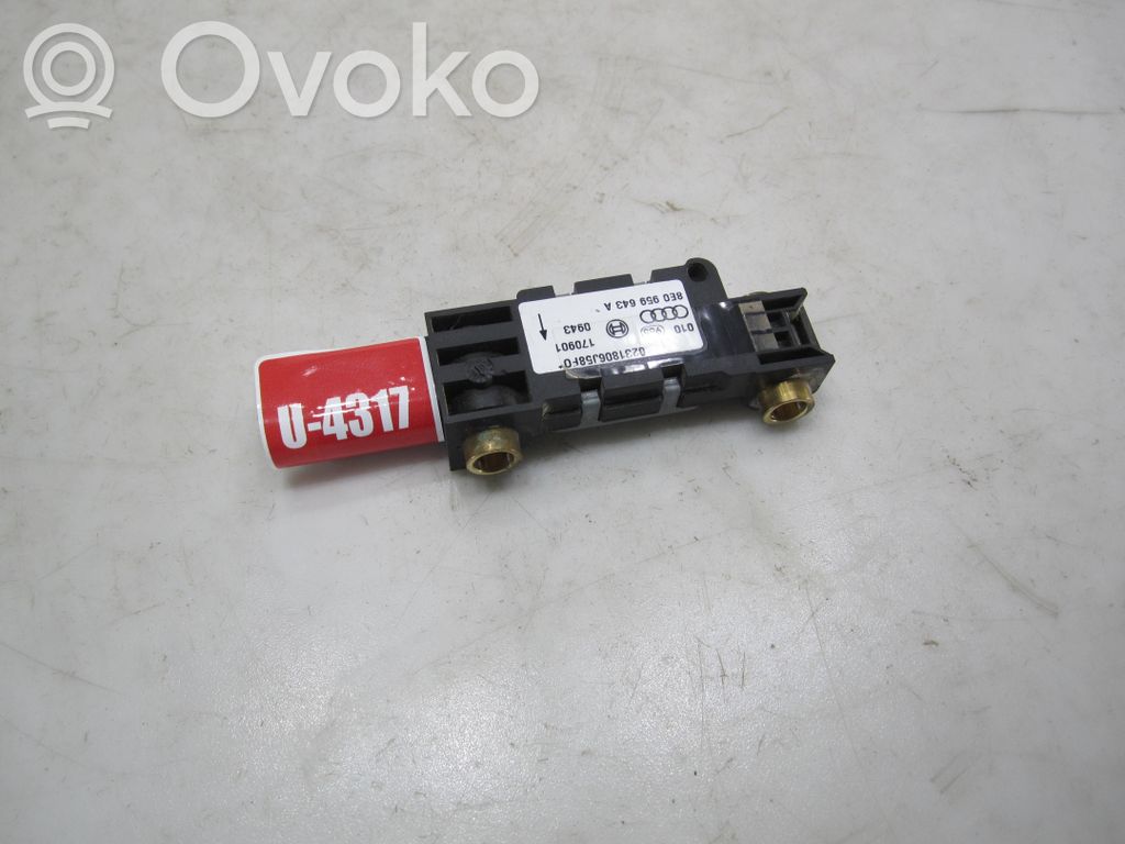 Audi A4 S4 B6 8E 8H Czujnik uderzenia Airbag 