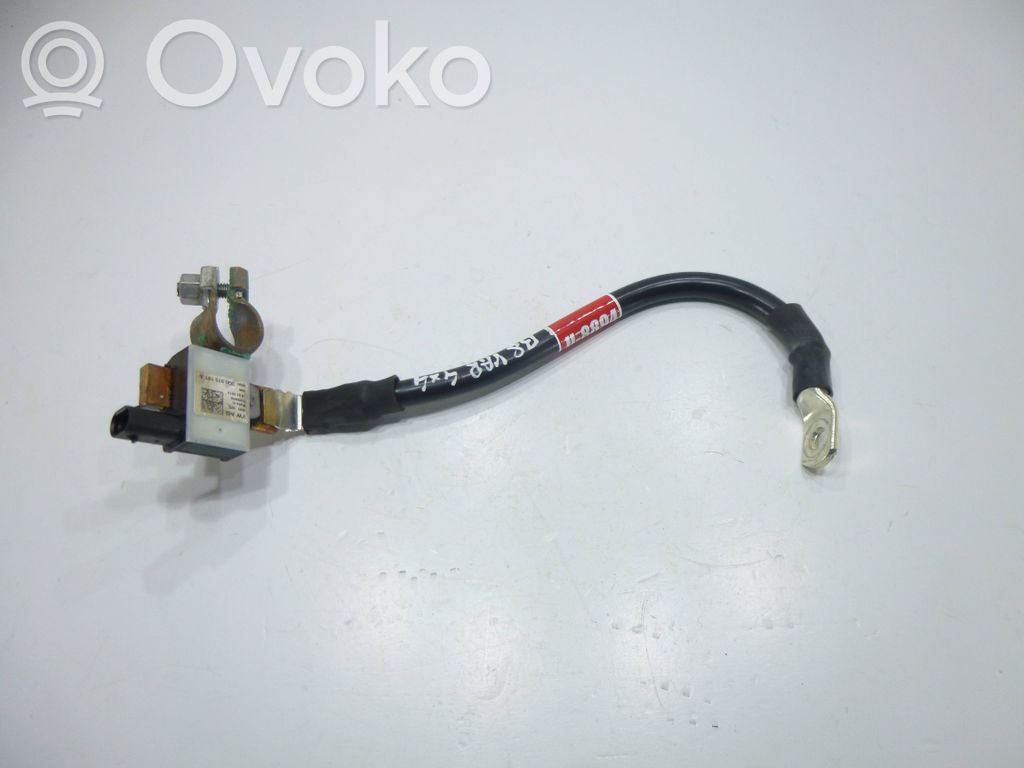 Volkswagen PASSAT B8 Minus / Klema / Przewód akumulatora 