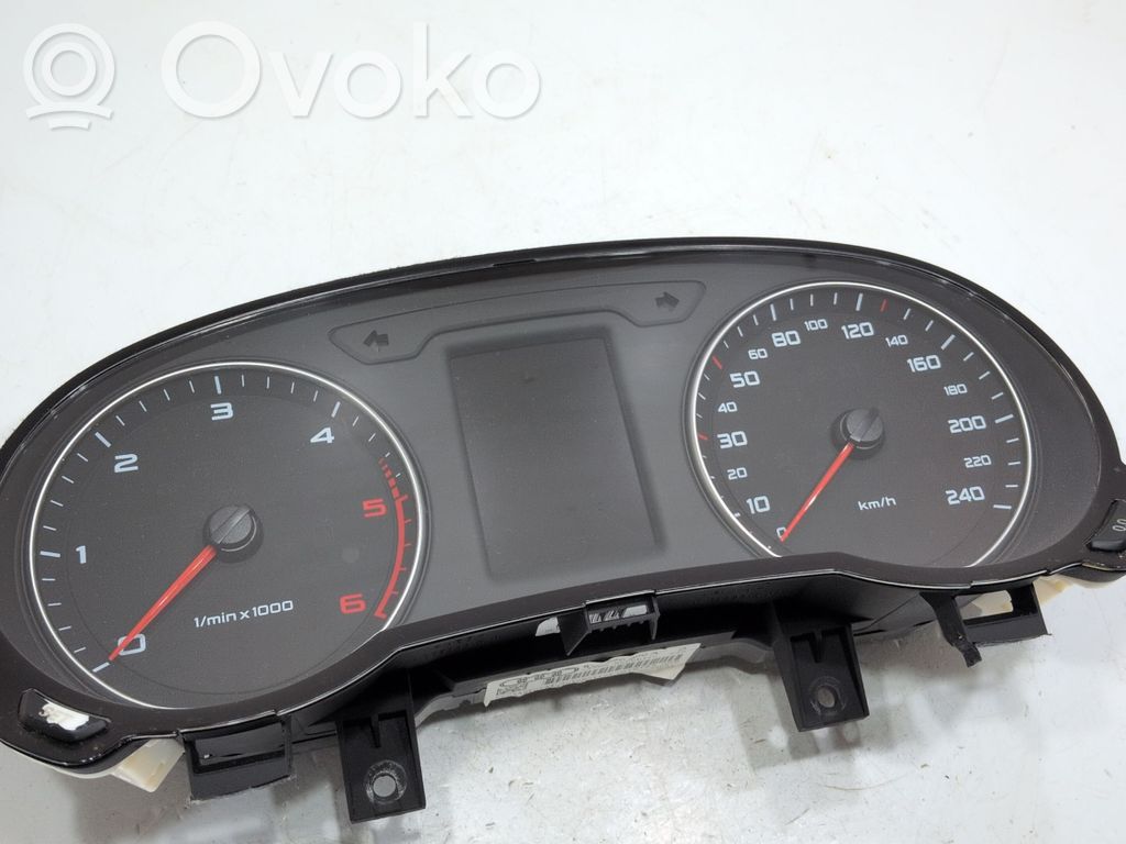 Audi A1 Spidometras (prietaisų skydelis) 