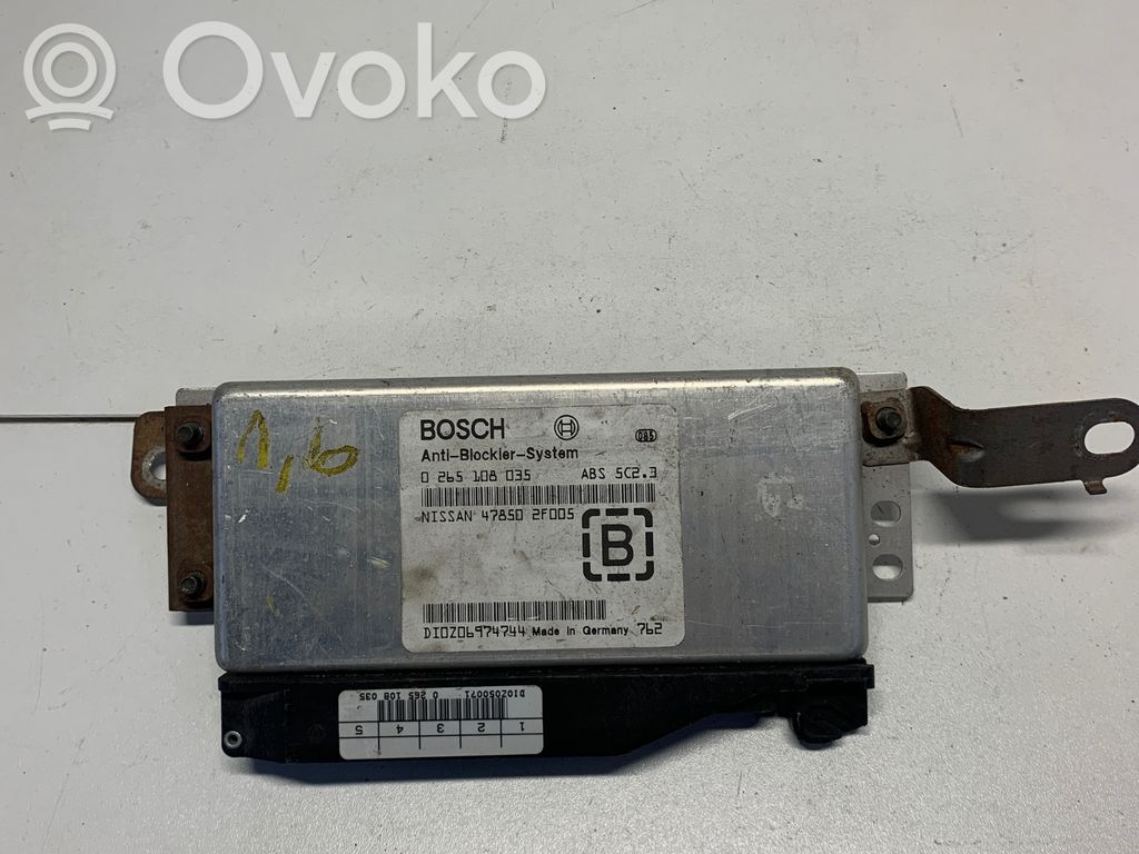 ABS control unit/module   478502F005,0265108035