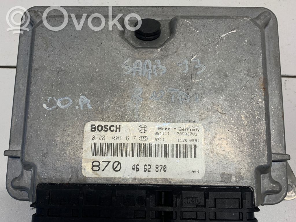 Engine control unit/module   0281001617,4662870,0281001617