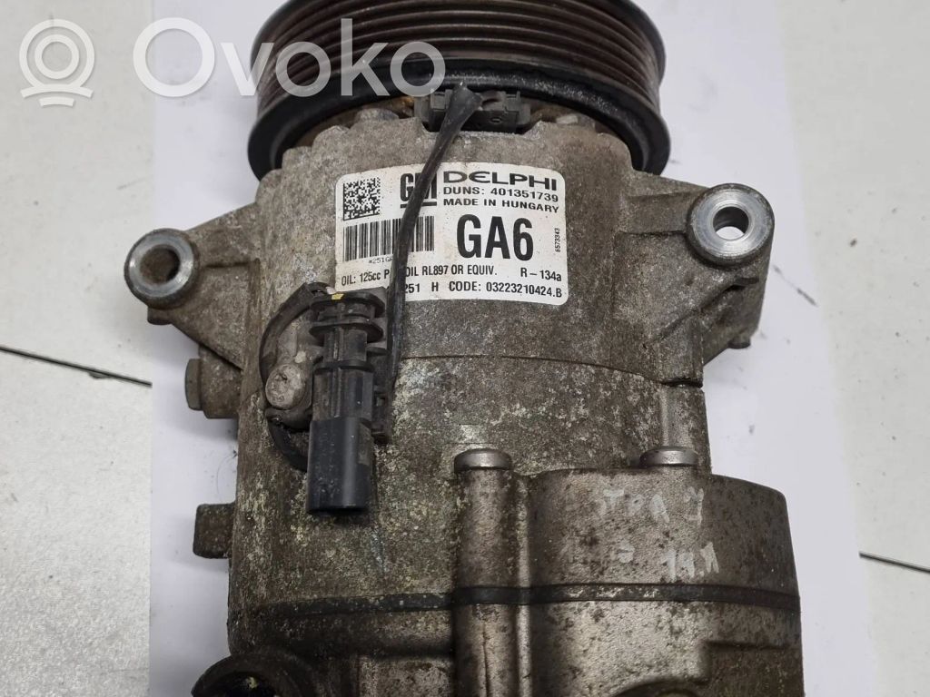 Opel Astra J Compresseur de climatisation 