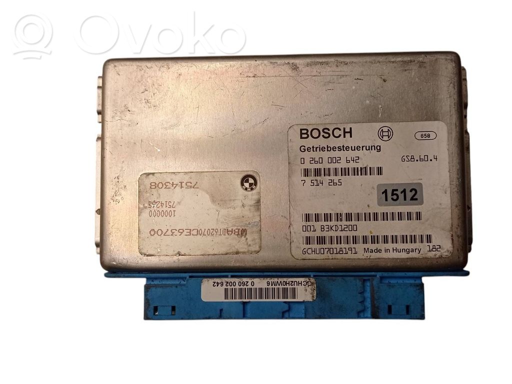BMW 5 E60 E61 Pavarų dėžės valdymo blokas 