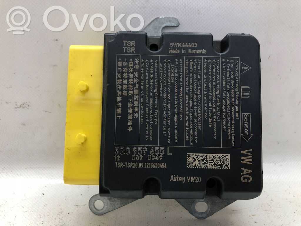 Audi A3 S3 8V Module de contrôle airbag 
