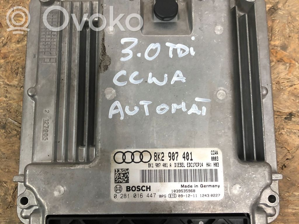 Audi A4 S4 B8 8K Engine control unit/module 
