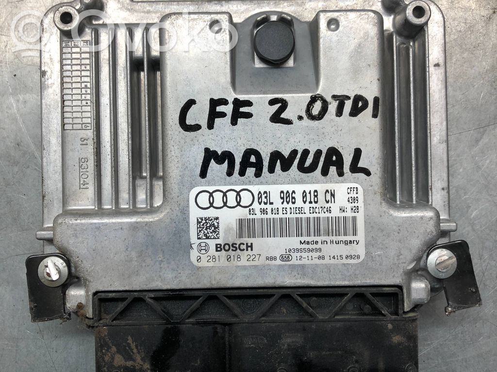 Audi Q3 8U Engine control unit/module 