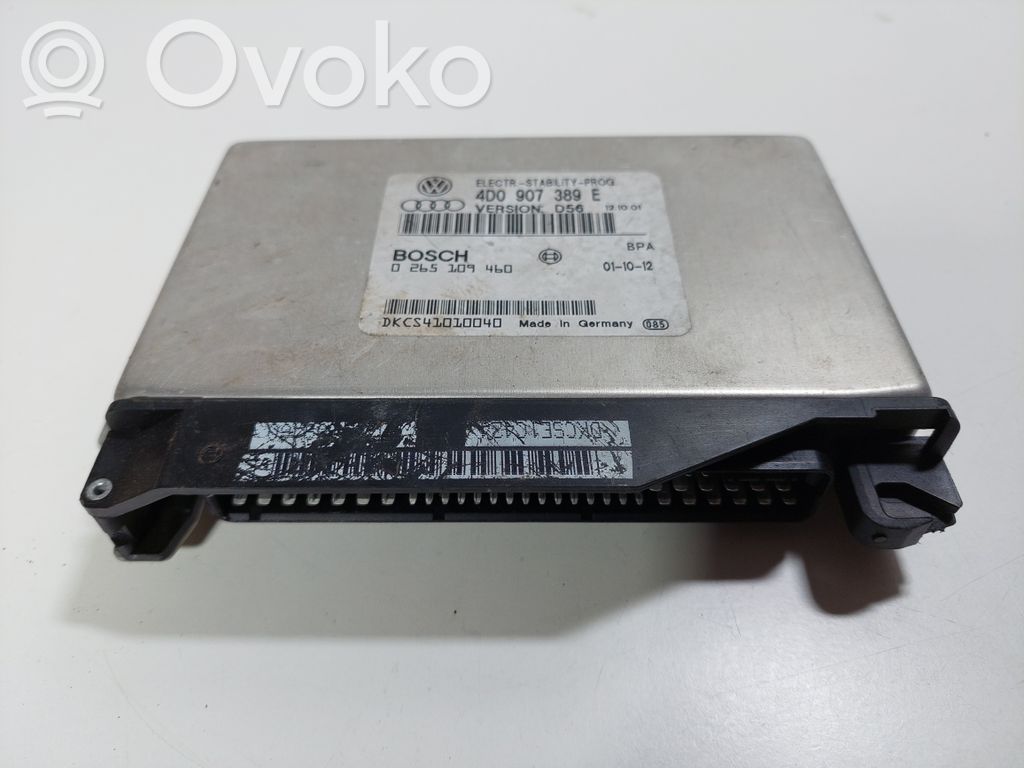 ESP (stability system) control unit   4D0907389E