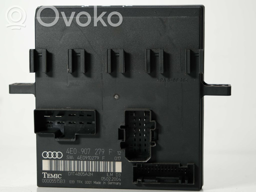 Audi A8 S8 D3 4E Comfort/convenience module 