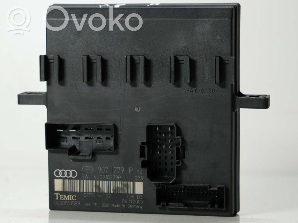 Audi A8 S8 D3 4E Comfort/convenience module 