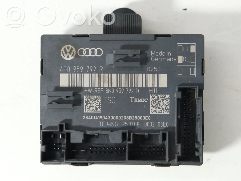 Unité de commande module de porte   4F0959792R