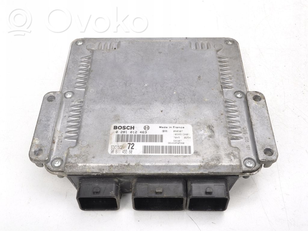 Peugeot 807 Engine control unit/module 