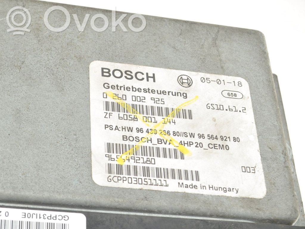 Peugeot 607 Gearbox control unit/module 