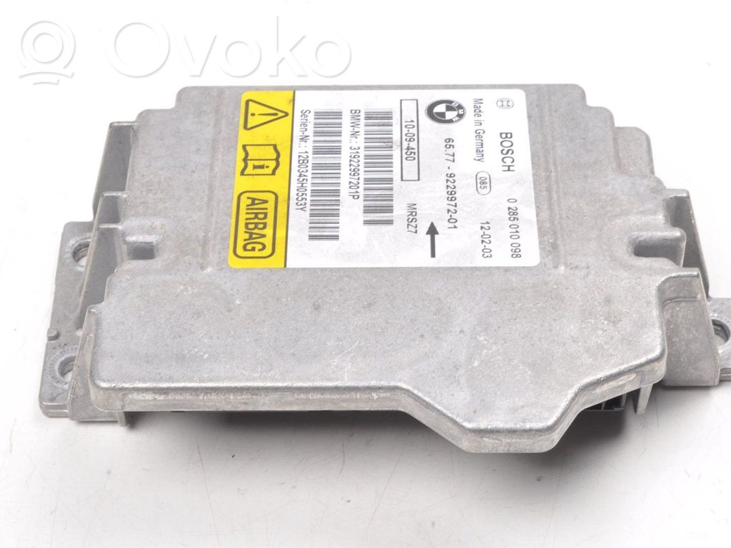 BMW Z4 E89 Unitate/modul de comandă airbaguri 