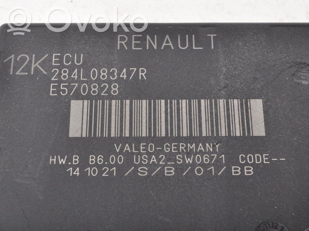 Renault Zoe Trunk lid opening control unit 