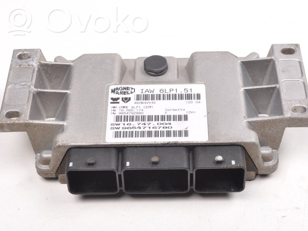 Peugeot 307 CC Engine control unit/module ECU 