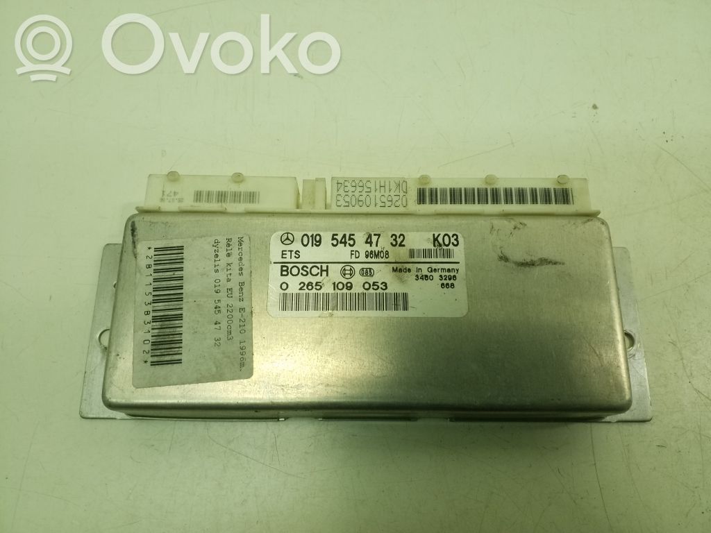 Mercedes-Benz E W210 ESP (stability system) control unit 