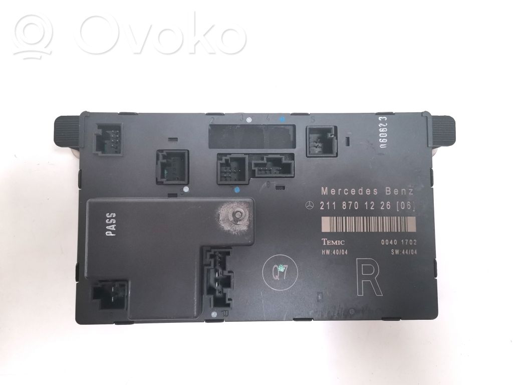 Mercedes-Benz E W211 Door control unit/module 