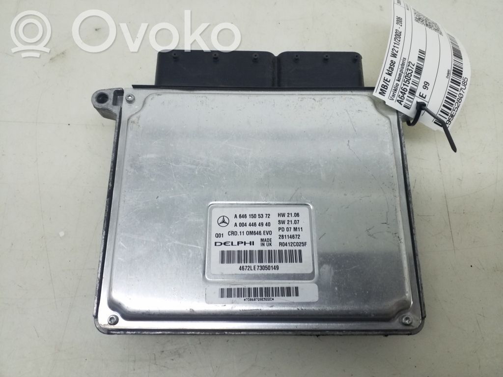Mercedes-Benz E W211 Engine control unit/module 