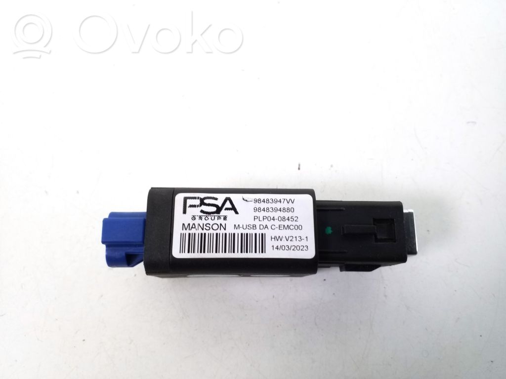 Peugeot 408 P54 Connecteur/prise USB 