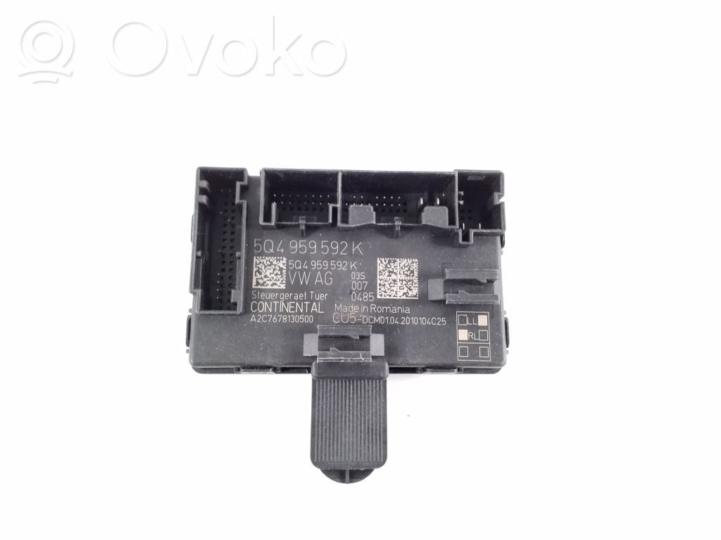 Skoda Octavia Mk3 (5E) Door control unit/module 