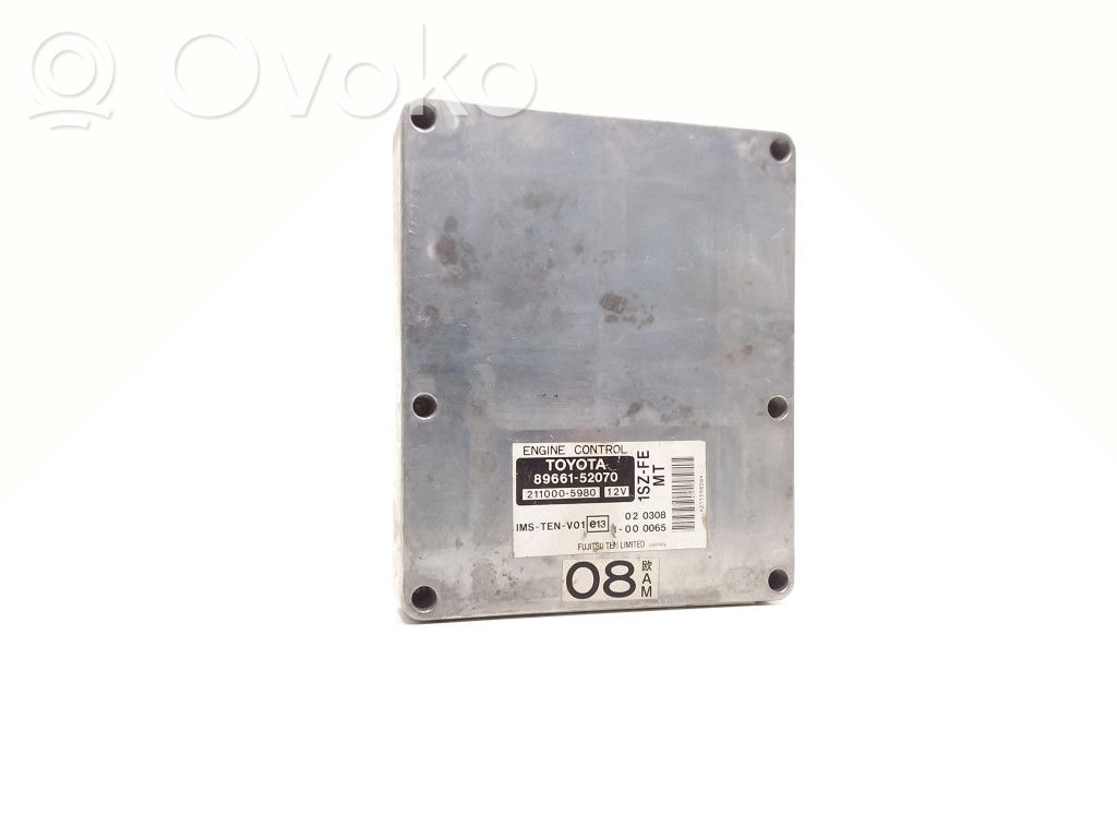 Toyota Yaris Engine control unit/module 