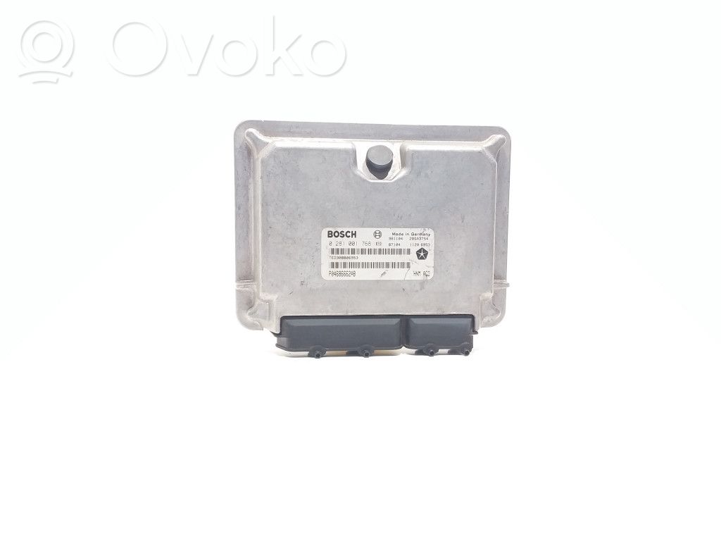 Engine control unit/module   0281001768,P04686662AB,28SA3754