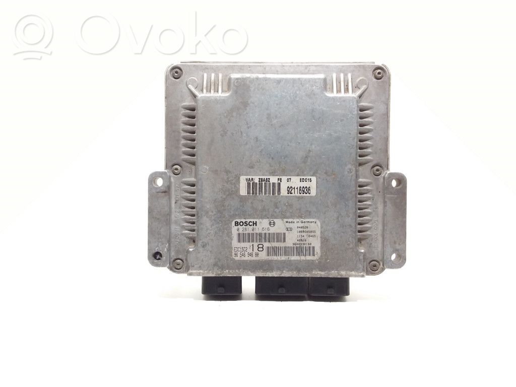 Peugeot 607 Engine control unit/module 