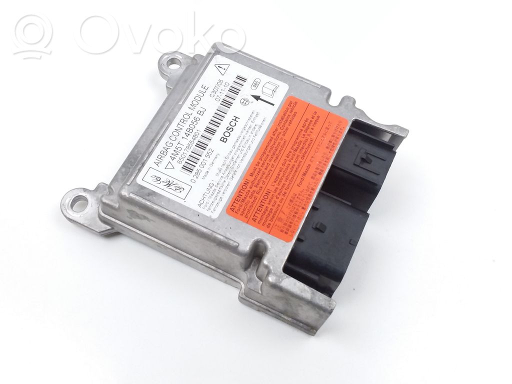 Airbag control unit/module   0285001552,4M5T14B056BJ