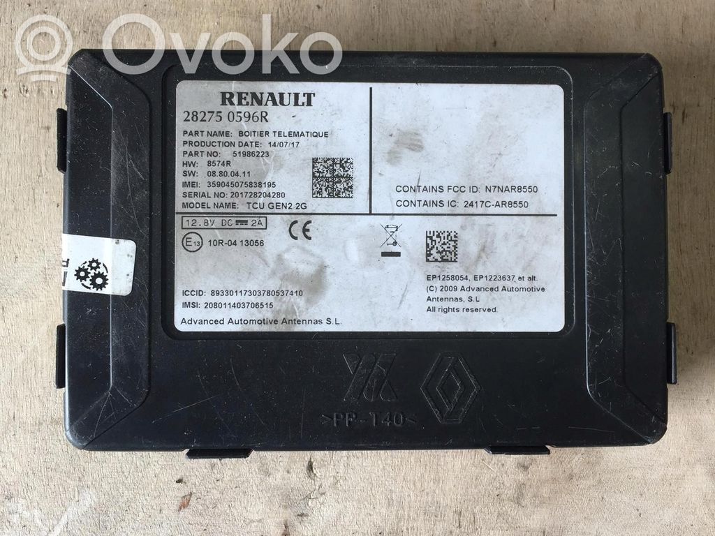 Smart ForFour II W453 Unidad de control/módulo de bluetooth 