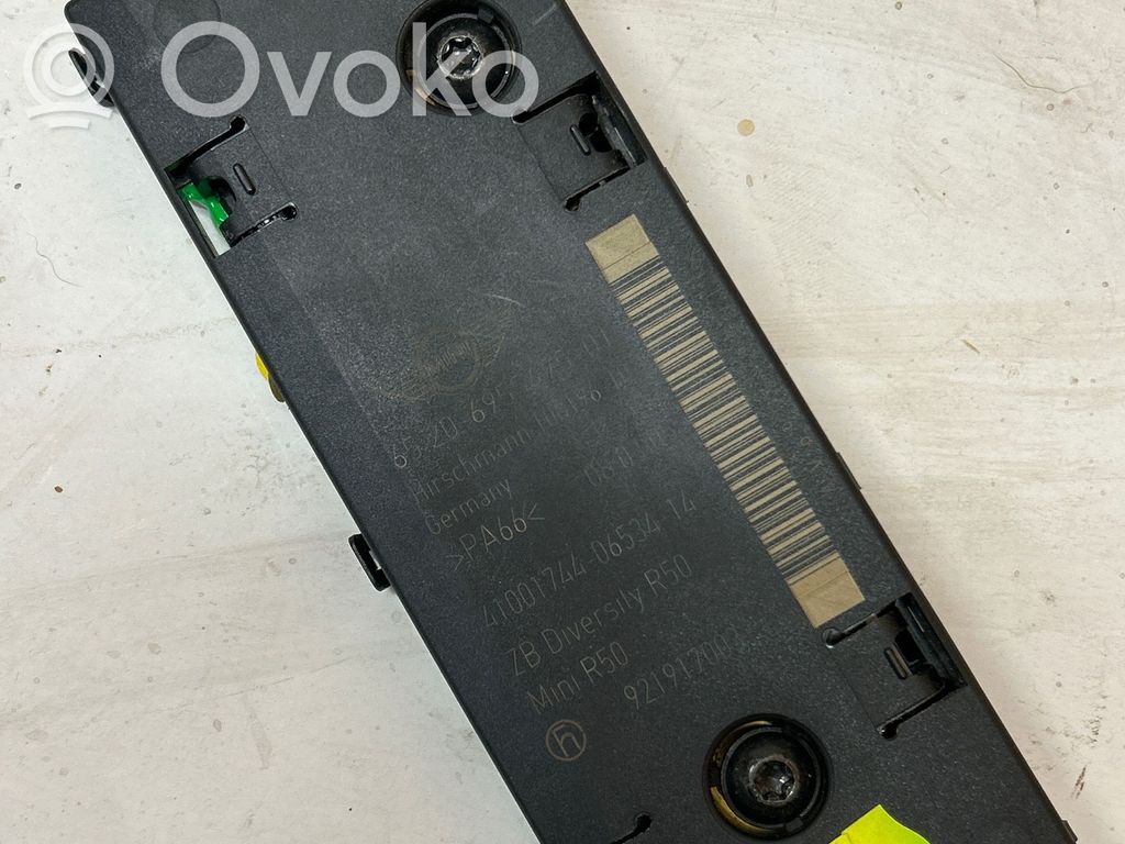 Mini Cooper Hatch Hardtop Aerial antenna amplifier 