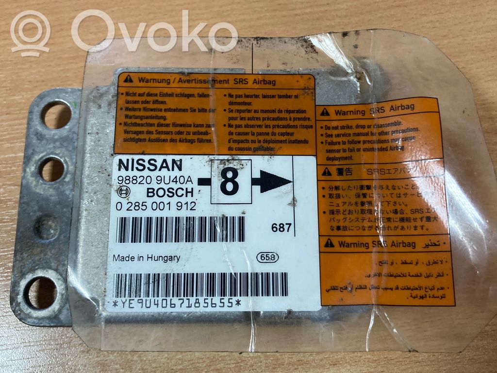 Nissan Note (E11) Airbag control unit/module 