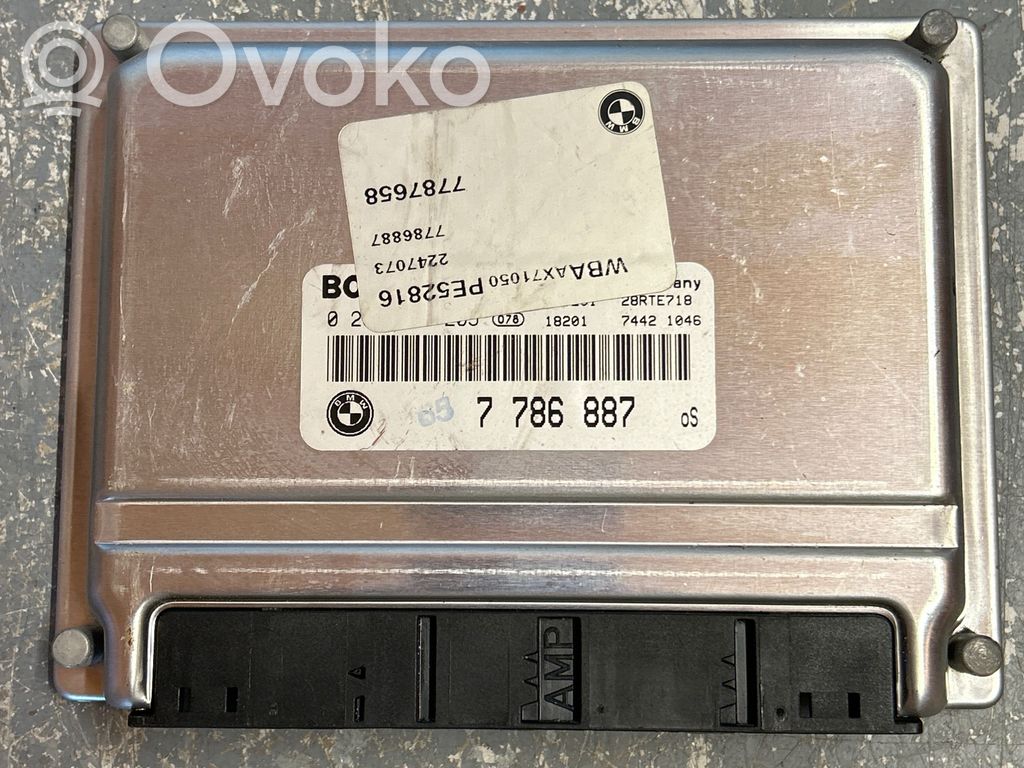 BMW 3 E46 Unitate/modul de control motor 