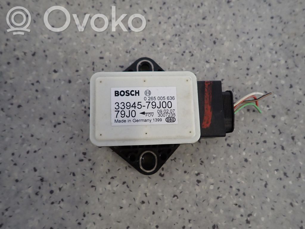 Suzuki SX4 Capteur de vitesse de lacet d'accélération ESP 