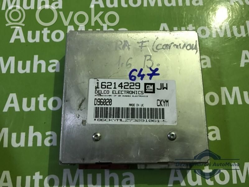 Engine control unit/module ECU   16214229,CKYM,D96020,JW