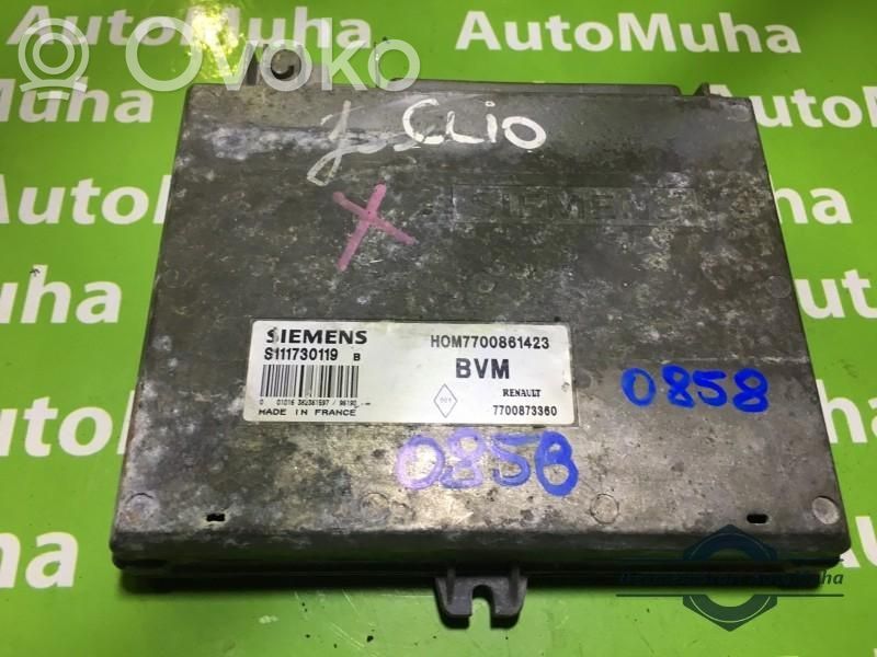 Engine control unit/module ECU   7700873360,HOM7700861423,S111730119B