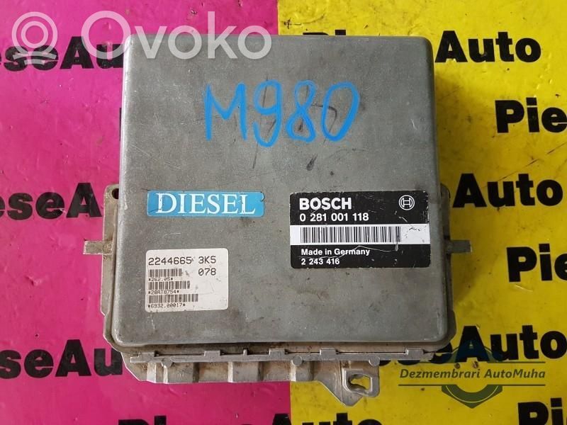 BMW 3 E36 Motora vadības bloka ECU 
