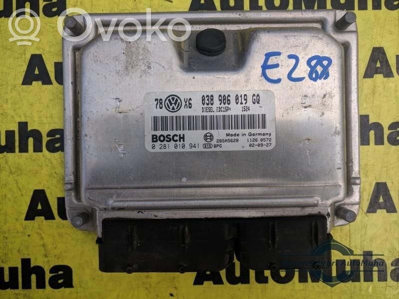 Engine control unit/module ECU   0281010941,038906019GQ,1039S01450,11261011