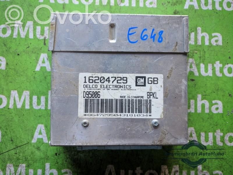 Engine control unit/module ECU   16204729,BPKL,D95006