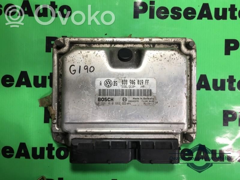 Engine control unit/module ECU   0281010662,038906019FF,AB5