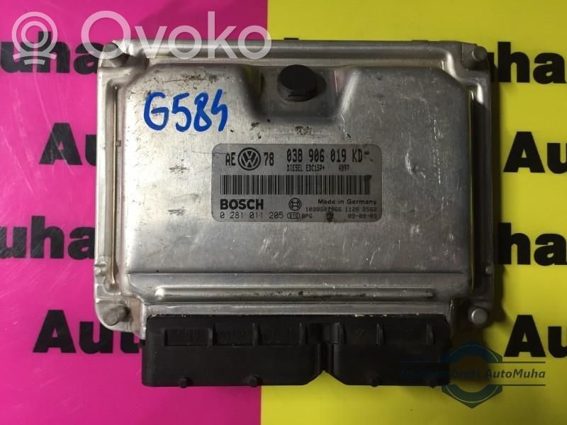 Engine control unit/module ECU   0281011205,038906019KD,AE78
